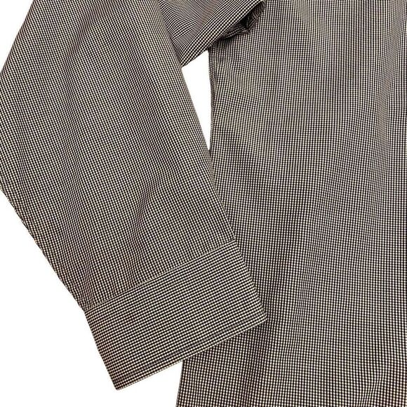 Oobe Team Style Chikfila Blue and White Check Long Sleeve Button Down Shirt Sz X - Picture 10 of 16